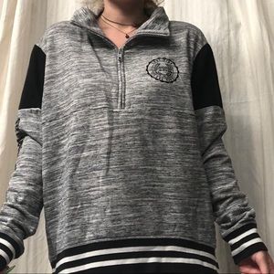 PINK half zip sweater